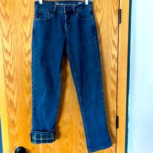 Women’s Natural reflections flannel lined jeans